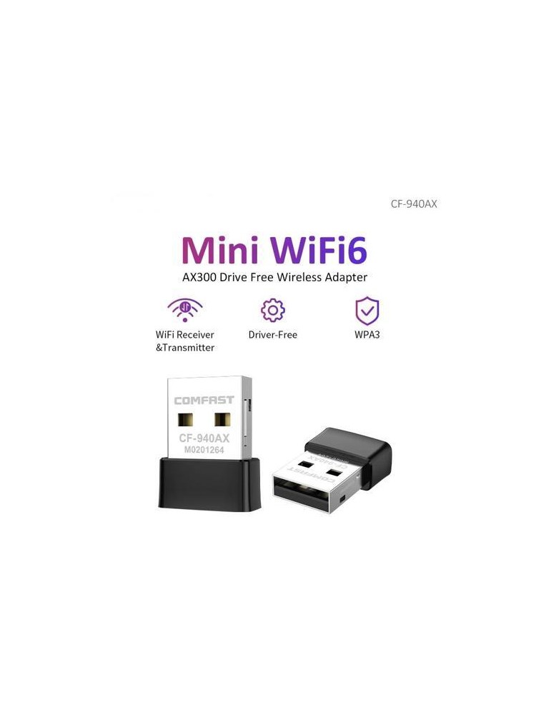 Mini Dongle USB Wifi COMFAST 300Mbps Neuf